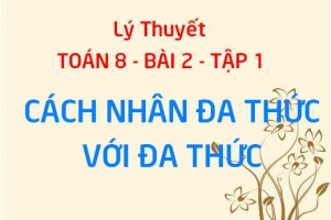 Cách nhân đa thức với đa thức (Quy tắc nhân đa thức với đa thức) - Toán 8 bài 2 tập 1